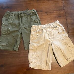 Polo Ralph Lauren Cotton Ripstop Cargo Shorts- Green and Tan